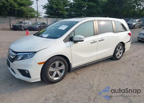 2018 Honda Odyssey Ex-L из США, поврежденный, VIN 5FNRL6H70JB051715